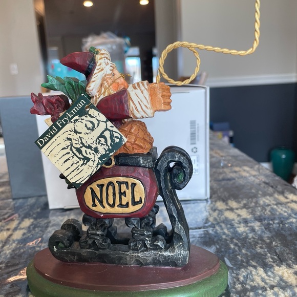 David Frykman Santa Portfolio Exclusive Event Piece 1999 Noel Sleigh - Picture 2 of 12